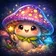 A colorful, stylized fantasy creature with exaggerated features, suitable as a friendly and unique profile avatar.